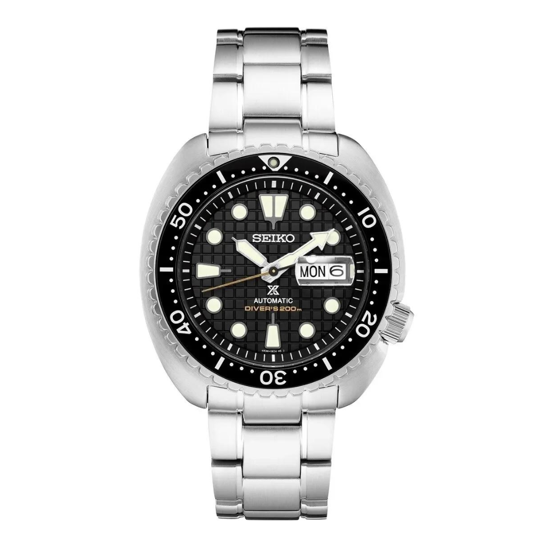 Seiko SRPE03 Prospex Silver-Tone 45mm Men's Watch