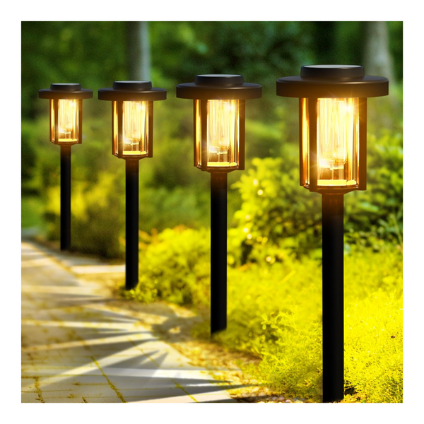 8-Pack IP65 Waterproof Auto On/Off Bright Solar Garden Lights