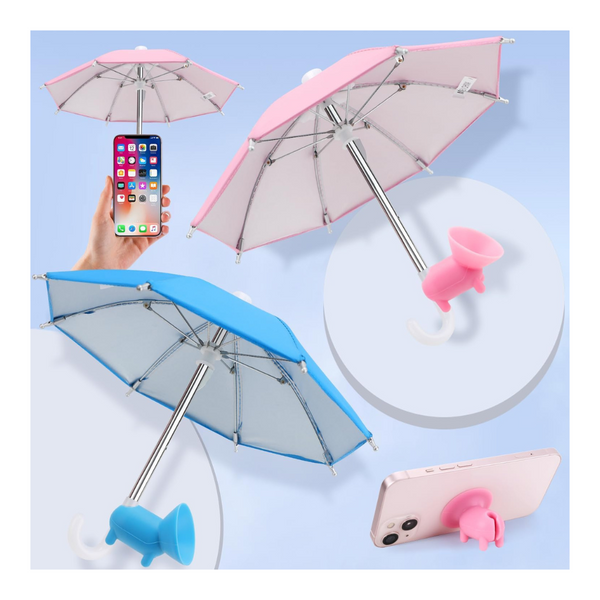 Adjustable Piggy Umbrella Suction Cup Phone Stand