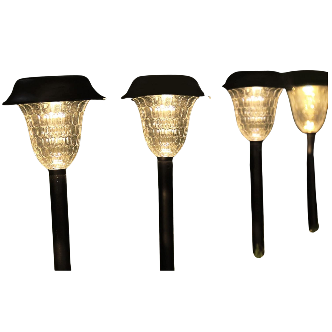 8-Pack OOTDAY Solar Outdoor Pathway Lights