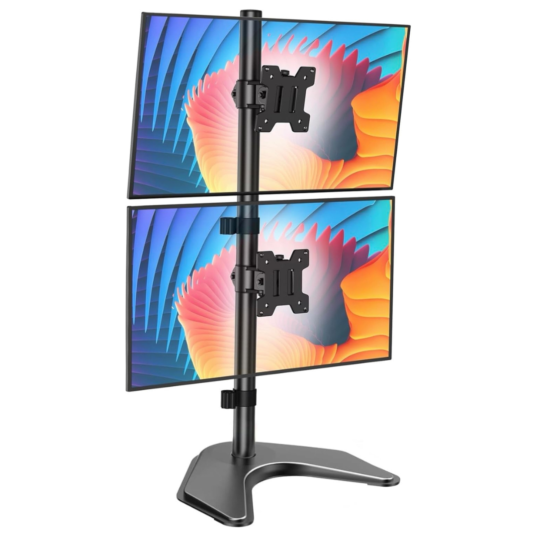 Huanuo Vertical Stack Screen Free-Standing Holder Monitor Stand