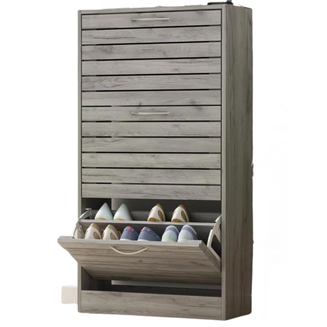 Loon Peak 10-12 Pair Shoe Storage Cabinet