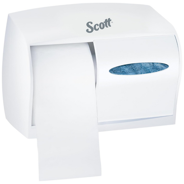 Scott Essential Double Roll Coreless Toilet Paper Dispenser Or Scottfold Compact Paper Towel Dispenser