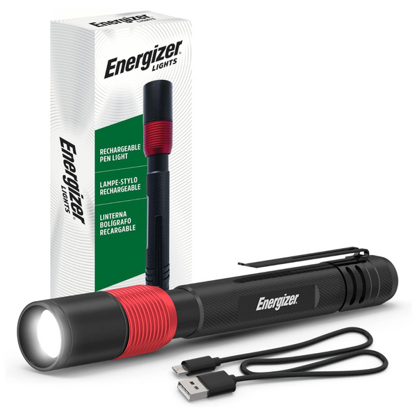 Energizer X400 400 Lumens Rechargeable Pen Flashlight With USB Cable