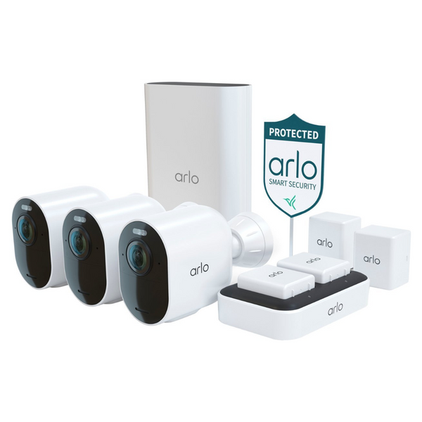 Arlo Ultra 2 Spotlight 3-Camera Wireless 4K Security System