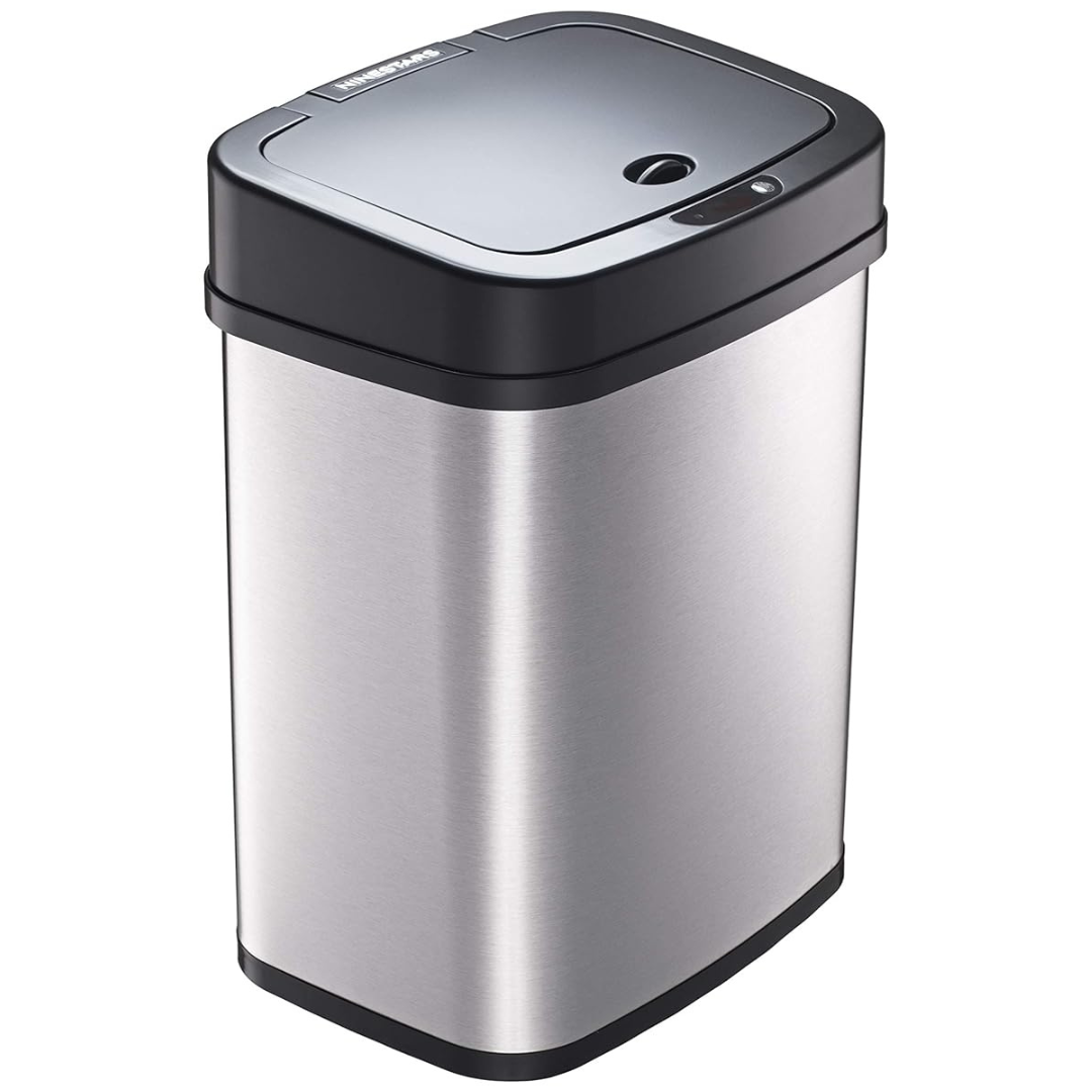 Ninestars 3-Gal / 12L Touchless Motion Sensor Trash Can (Various)