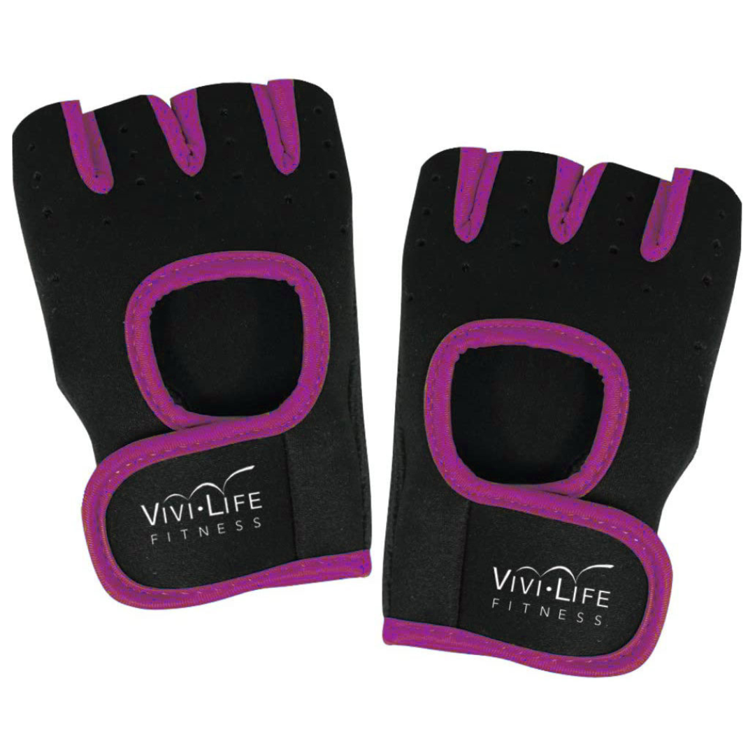 Vivitar Breathable Mesh Fabric Workout Gloves