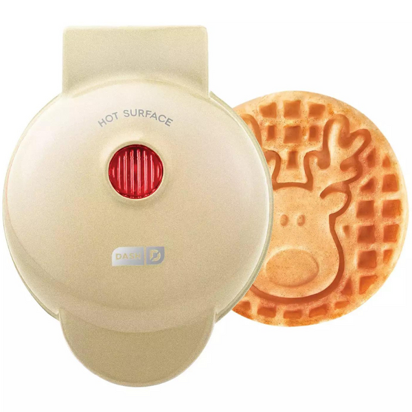 Dash Reindeer Mini Waffle Maker