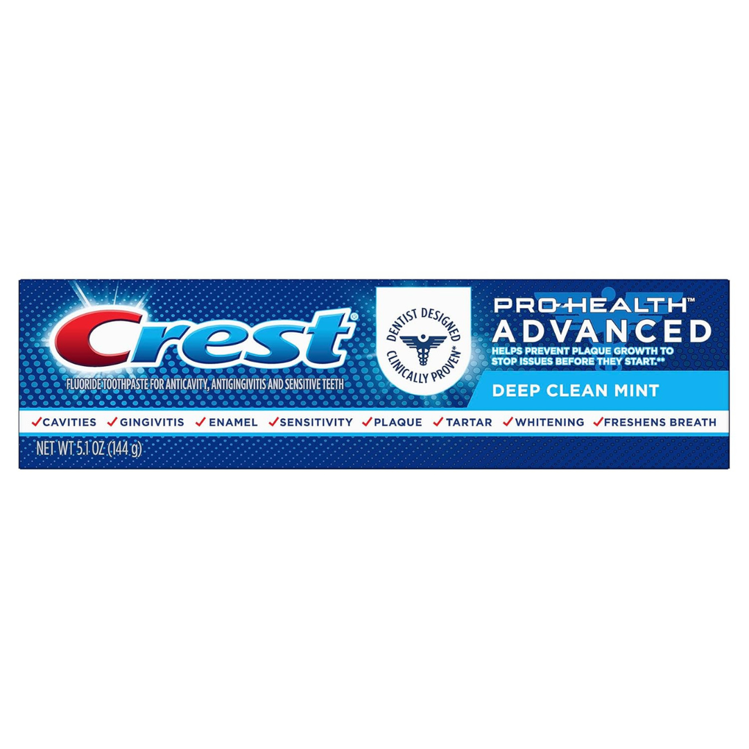 Crest Pro-Health Advanced Deep Clean Mint Toothpaste, 5.1 Oz