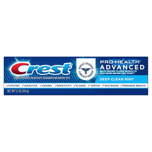 Crest Pro-Health Advanced Deep Clean Mint Toothpaste, 5.1 Oz