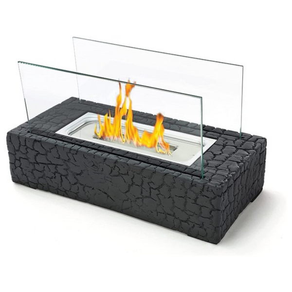 Home Zone Living 13" Portable Mini Tabletop Fire Pit Bowl