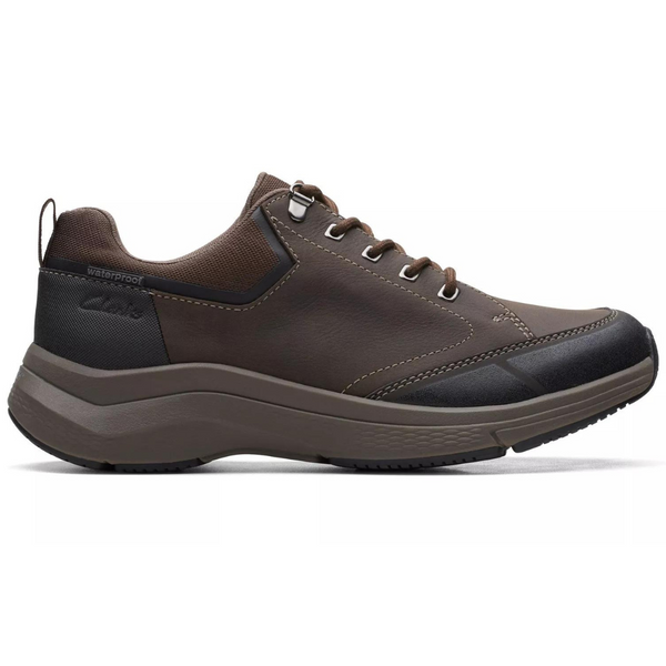 Clarks Men's Wave 2.0 Vibe Brown Oiled Leather Active Shoes