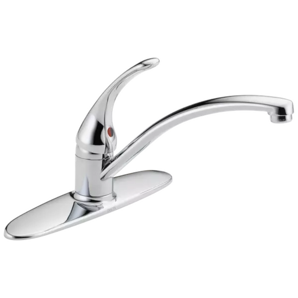 Delta Single-Handle Kitchen Sink Faucet, Chrome [Certified Refurb]