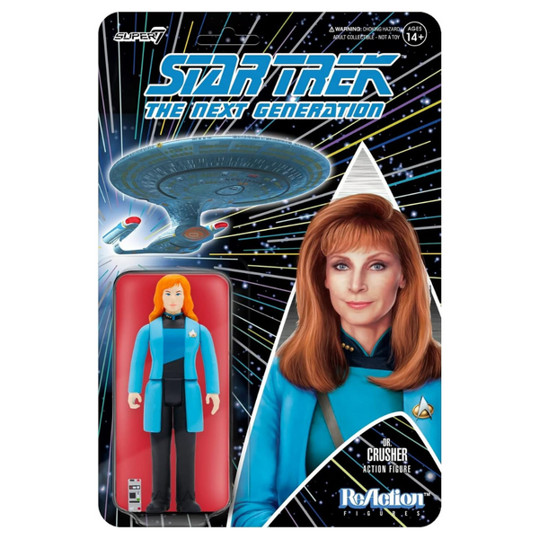 Super7 Star Trek: The Next Generation Dr. Crusher 3.75" Star Trek Action Figure