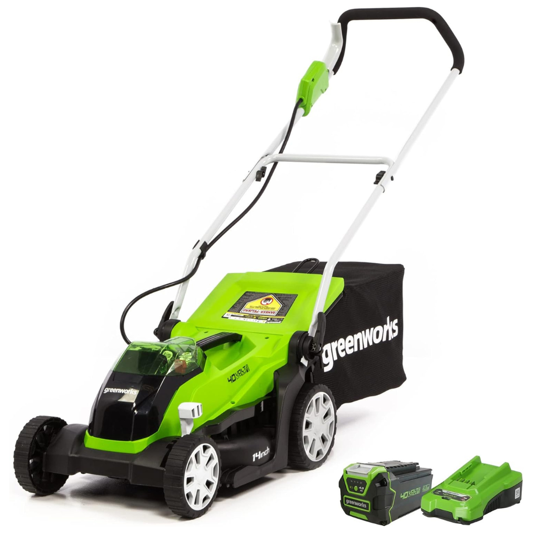 Greenworks 14" 40V Cordless Lawn Mower