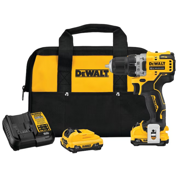 DEWALT XTREME 12V MAX* Cordless Drill/Driver Kit, 3/8" (DCD701F2)