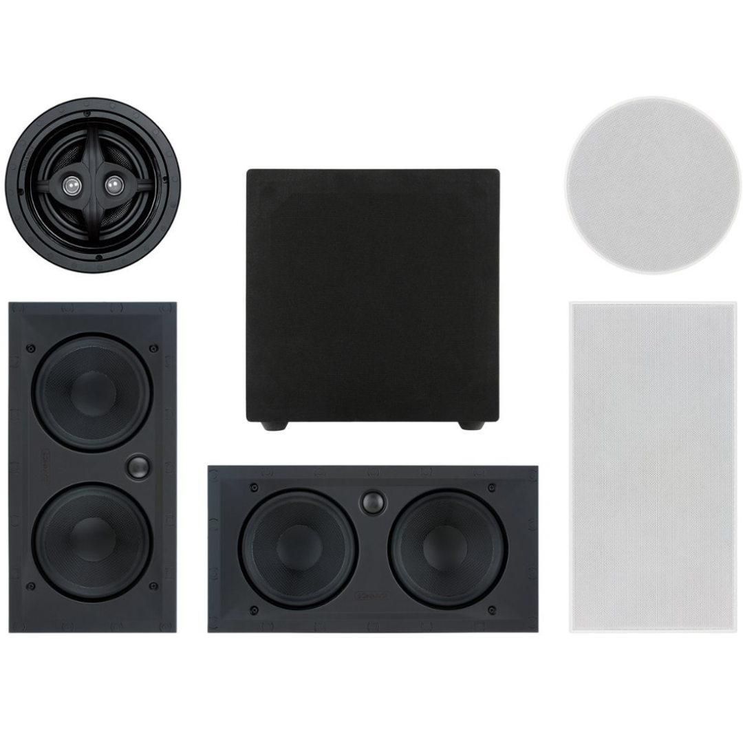 Sonance 5.1-Ch. Premium 6-1/2" In-Wall Surround Sound Speaker System