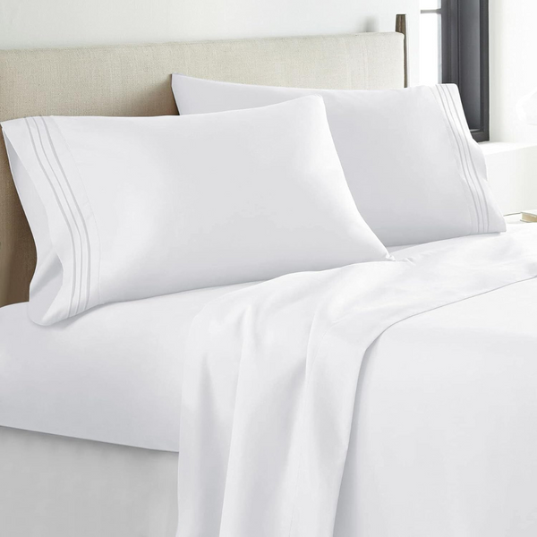 1800TC Hotel Quality Double Brushed Microfiber Bed Sheets (Various)