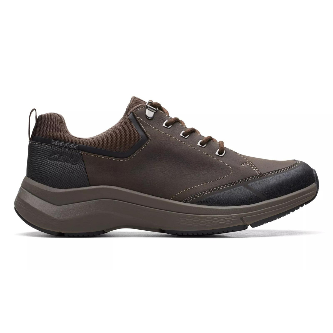 Clarks Men's Wave 2.0 Vibe Brown Oiled Leather Active Shoes