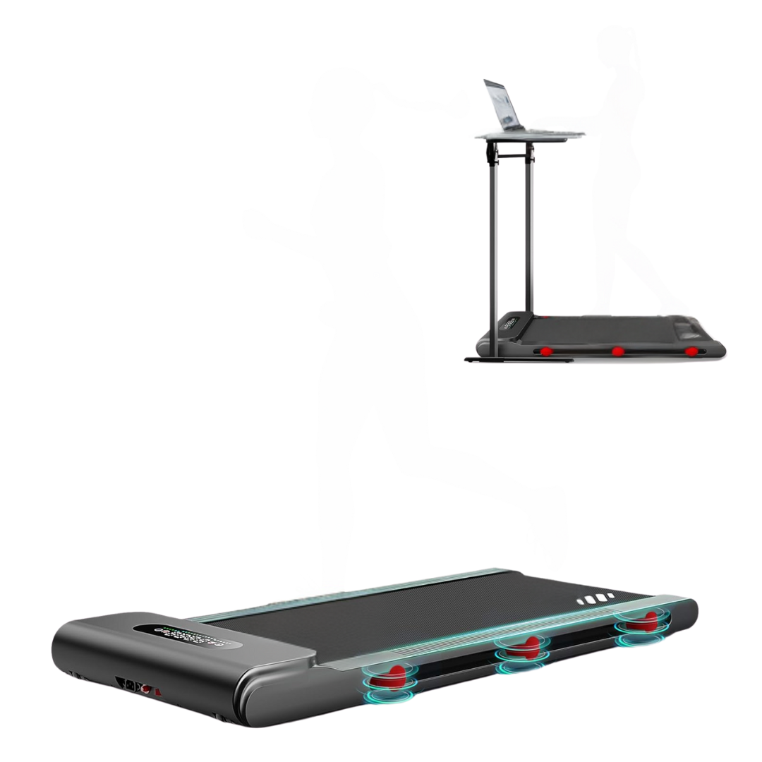 2 In 1 Under Desk Walking Pad Treadmills With 300Lbs Capacity