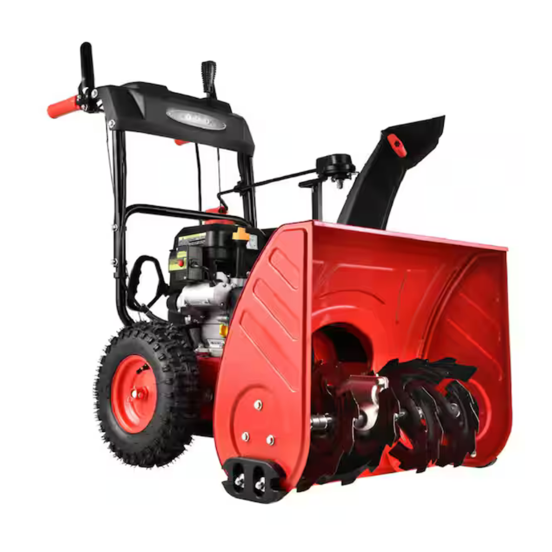 26" PowerSmart 2-Stage Gas Snow Blower W/ Electric Start & LED Light