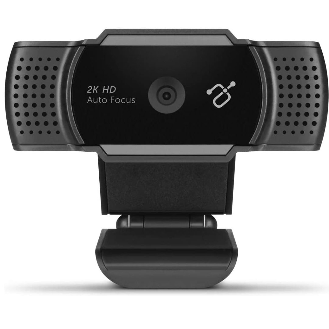 Aluratek 2K Ultra HD Live Broadcast Webcam With Auto Focus & NC Mic