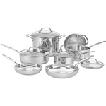 11-Piece Cuisinart 77-11G Chefs Classic Cookware Set + $27 Kohls Rewards