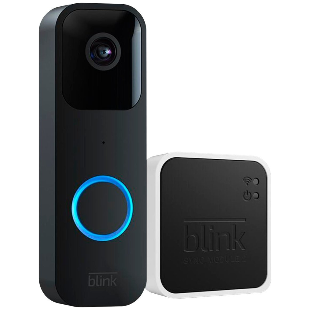 Blink Home Security Video Doorbell + Sync Module 2