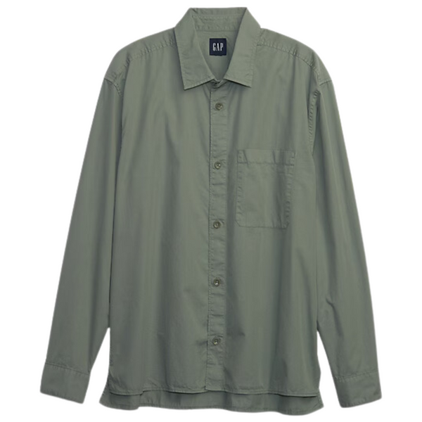 Gap Men's Relaxed Twill Shirt (Sage Green)