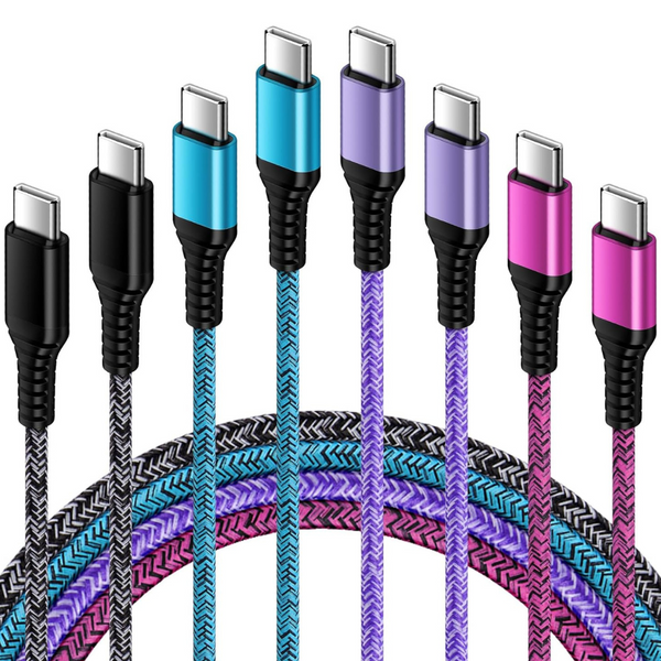 4 Pack 3 Ft USB Type C Charging Cable