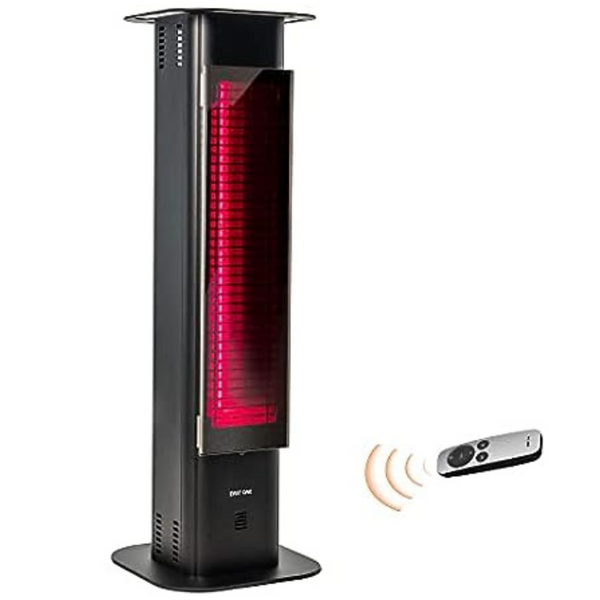 EAST OAK 1500W Portable Premium Tower Infrared Electric Heater