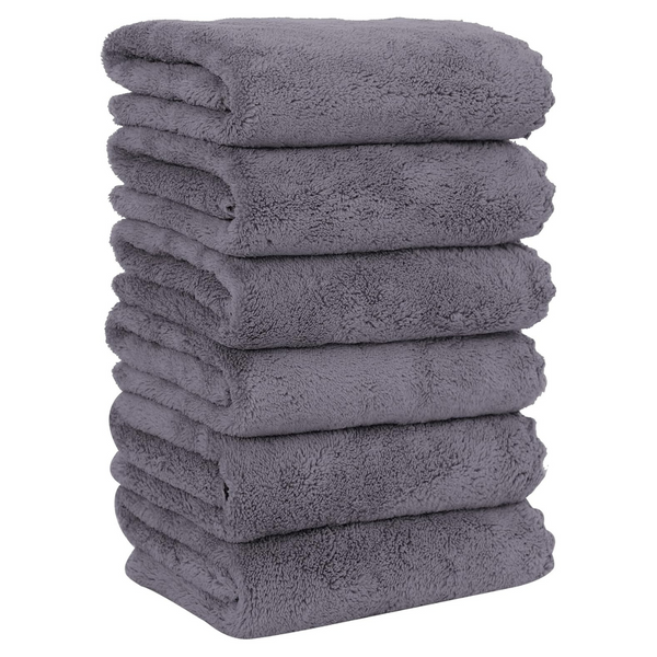 6-Pack Moonqueen Premium Bathroom Hand Towels