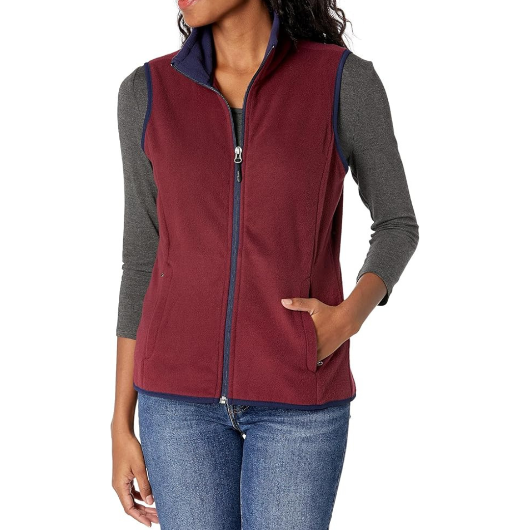 Amazon Essentials Women's Classic-Fit Sleeveless Polar Soft Fleece Vest