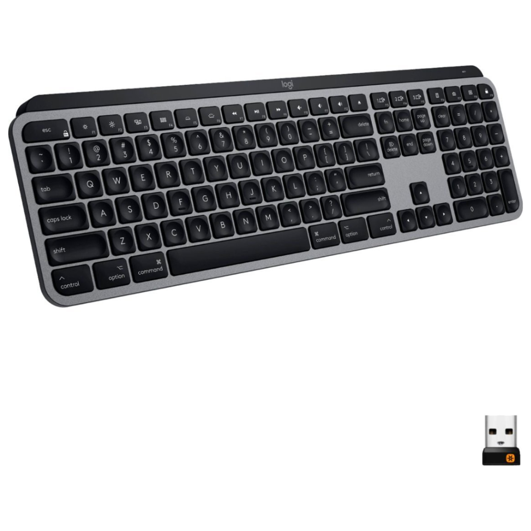 Logitech MX Keys Advanced Illuminated Wireless Keyboard For Mac