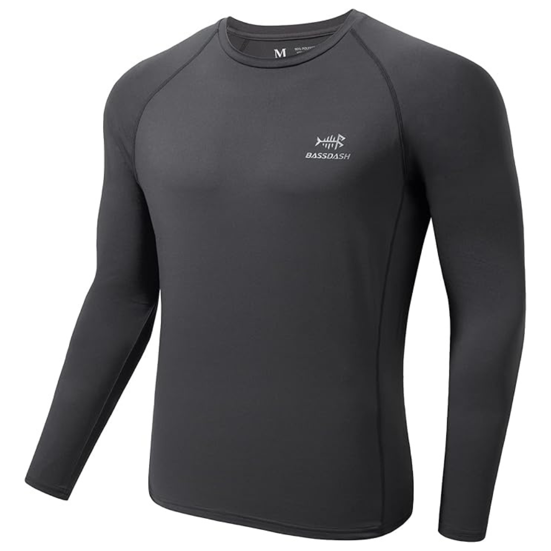 Bassdash Men's Lightweight Thermal Base Layer Shirt