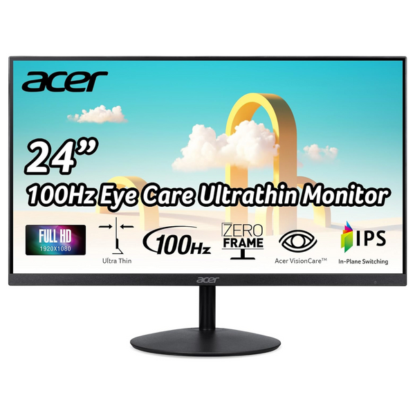 Acer SB242Y EBI 23.8" FHD 100Hz 1ms IPS FreeSync Gaming Monitor