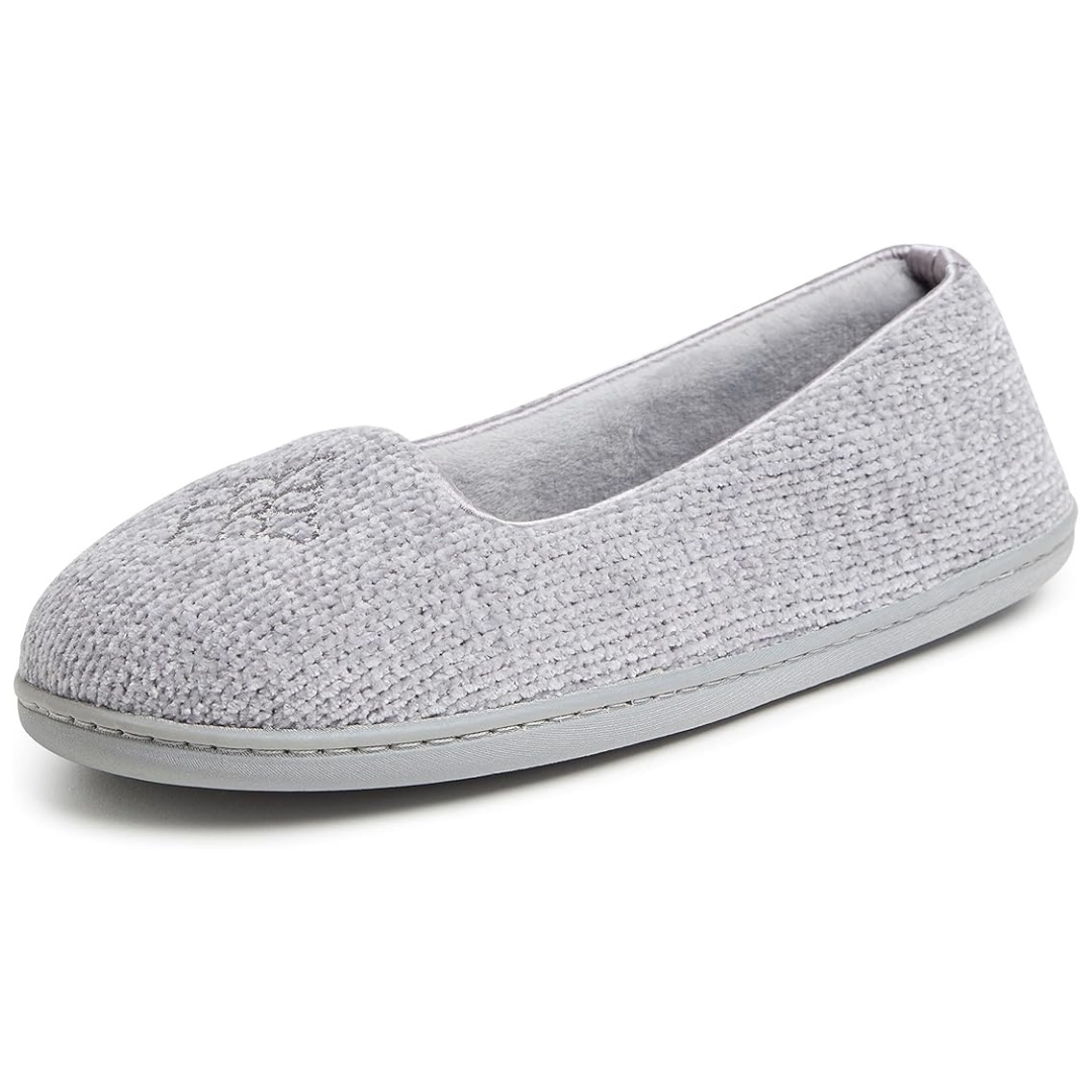 Dearfoams Women's Rebecca Chenille Closed Back Slipper