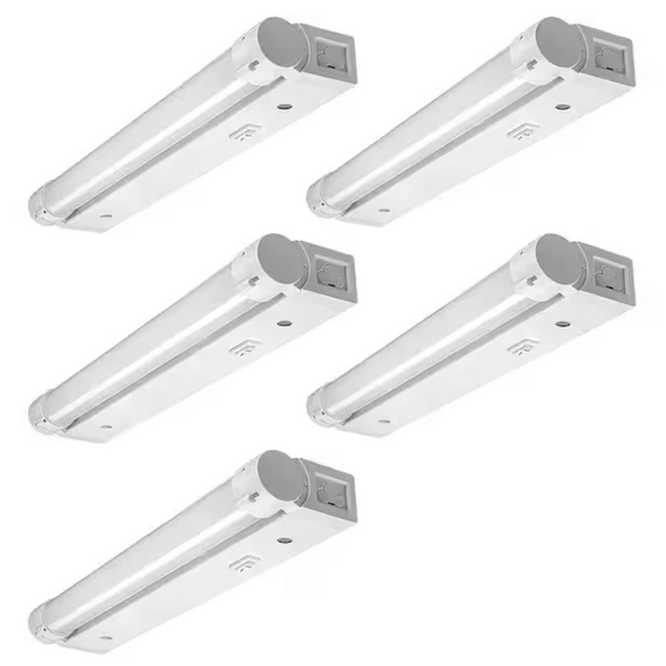 5-Pack ETi 12" Linkable LED Beam 300 Lumens Under Cabinet Strip Light