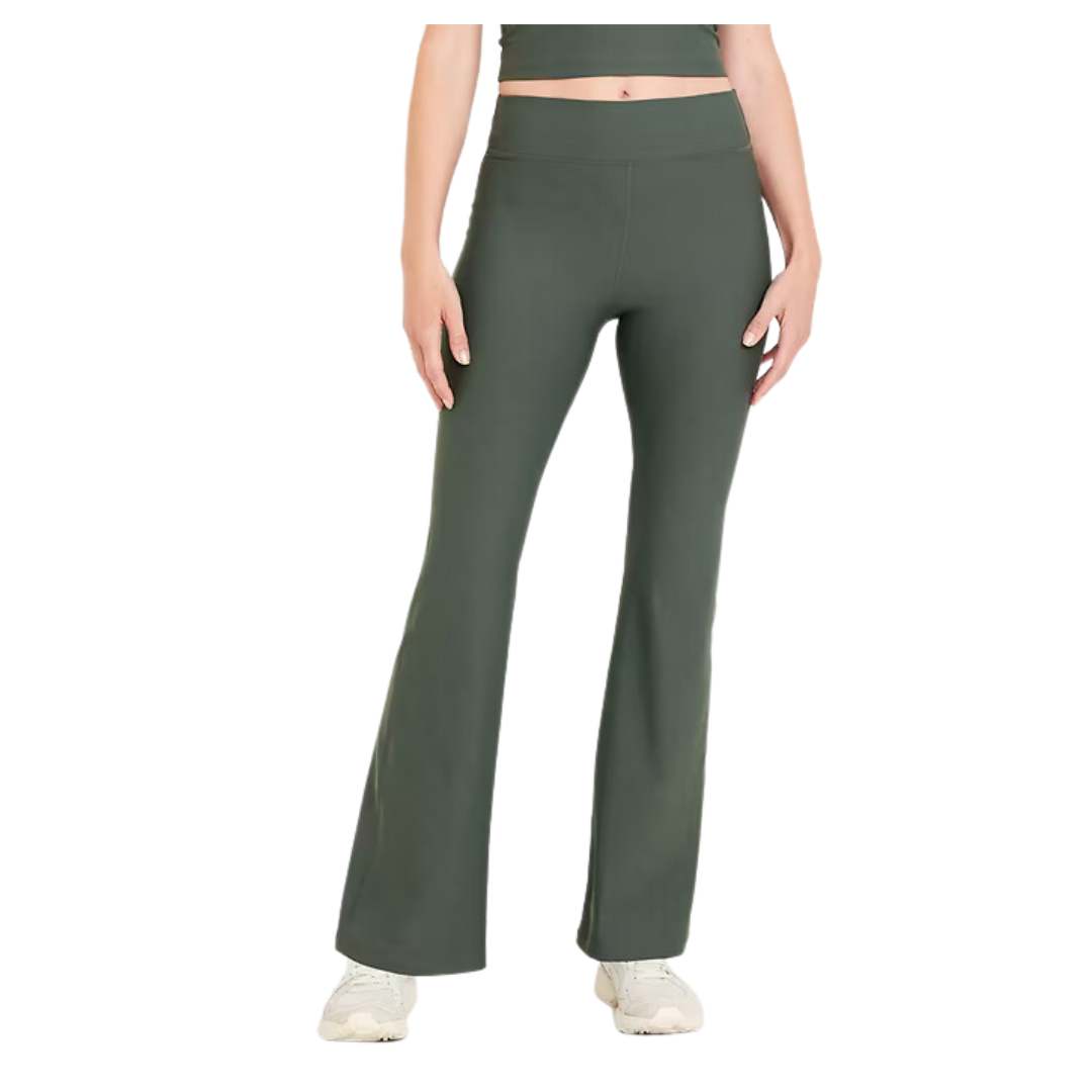 Old Navy Women's Extra High-Waisted PowerSoft Flare Leggings