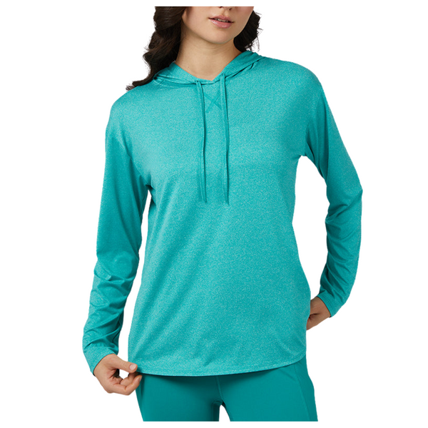 32 Degrees Women's Cool Long Sleeve Hooded T-Shirt (Various Colors)