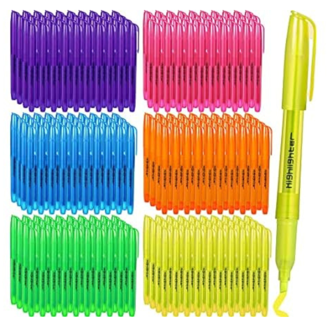 Thenshop 240-Piece Assorted Chisel Tip Highlighters