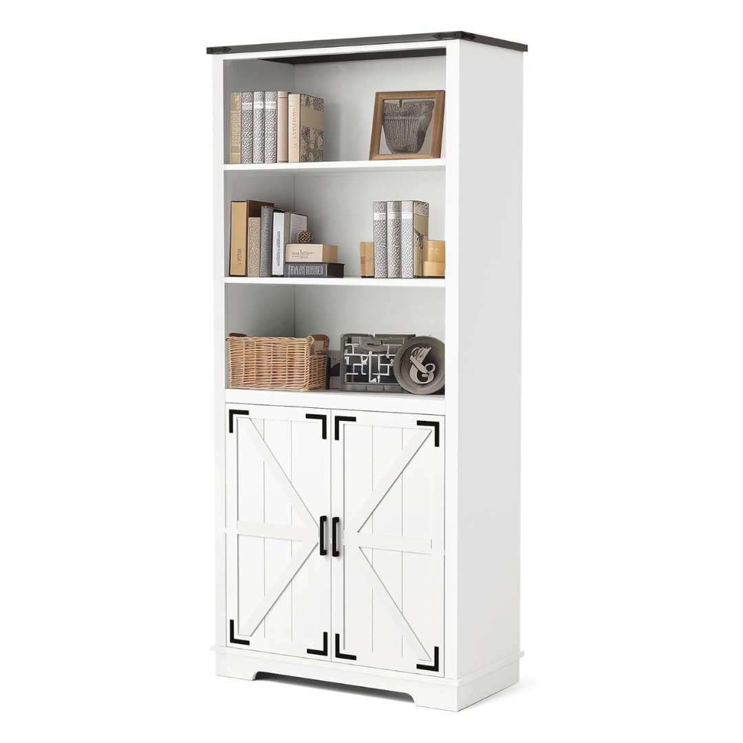 Pamapic 70" Wooden Storage Cabinet