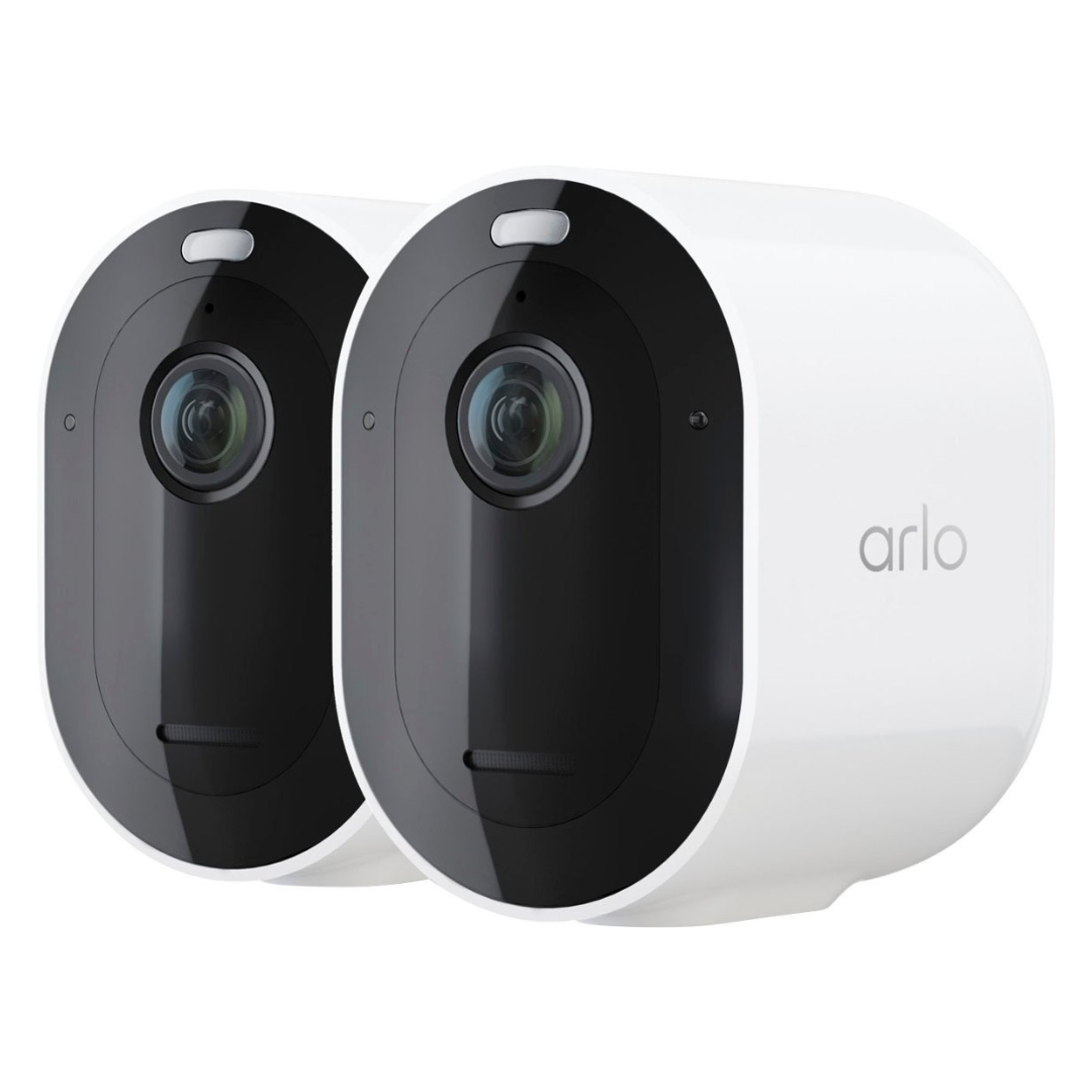 2-Pack Arlo Pro 5S 2K Wireless Outdoor Spotlight Security Cameras