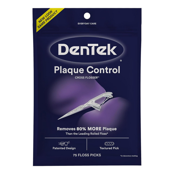 75-Count DenTek Cross Flosser Plaque Control Floss Picks