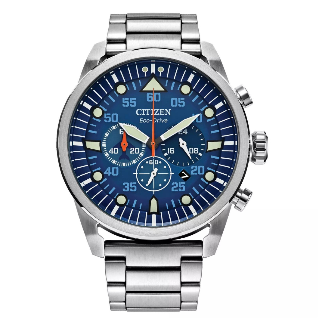 Citizen Men's 45MM Eco-Drive Chronograph Watch [Factory Refurbished]