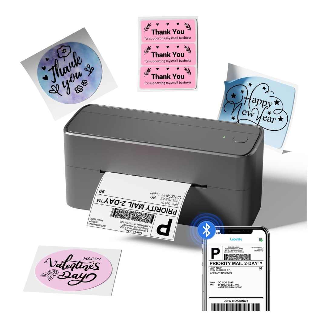 241BT 4X6 Wireless Thermal Bluetooth Label Printer