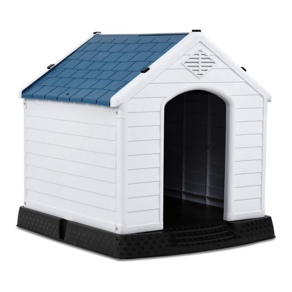 Giantex Waterproof Plastic Dog Houses With Air Vents And Elevated Floor