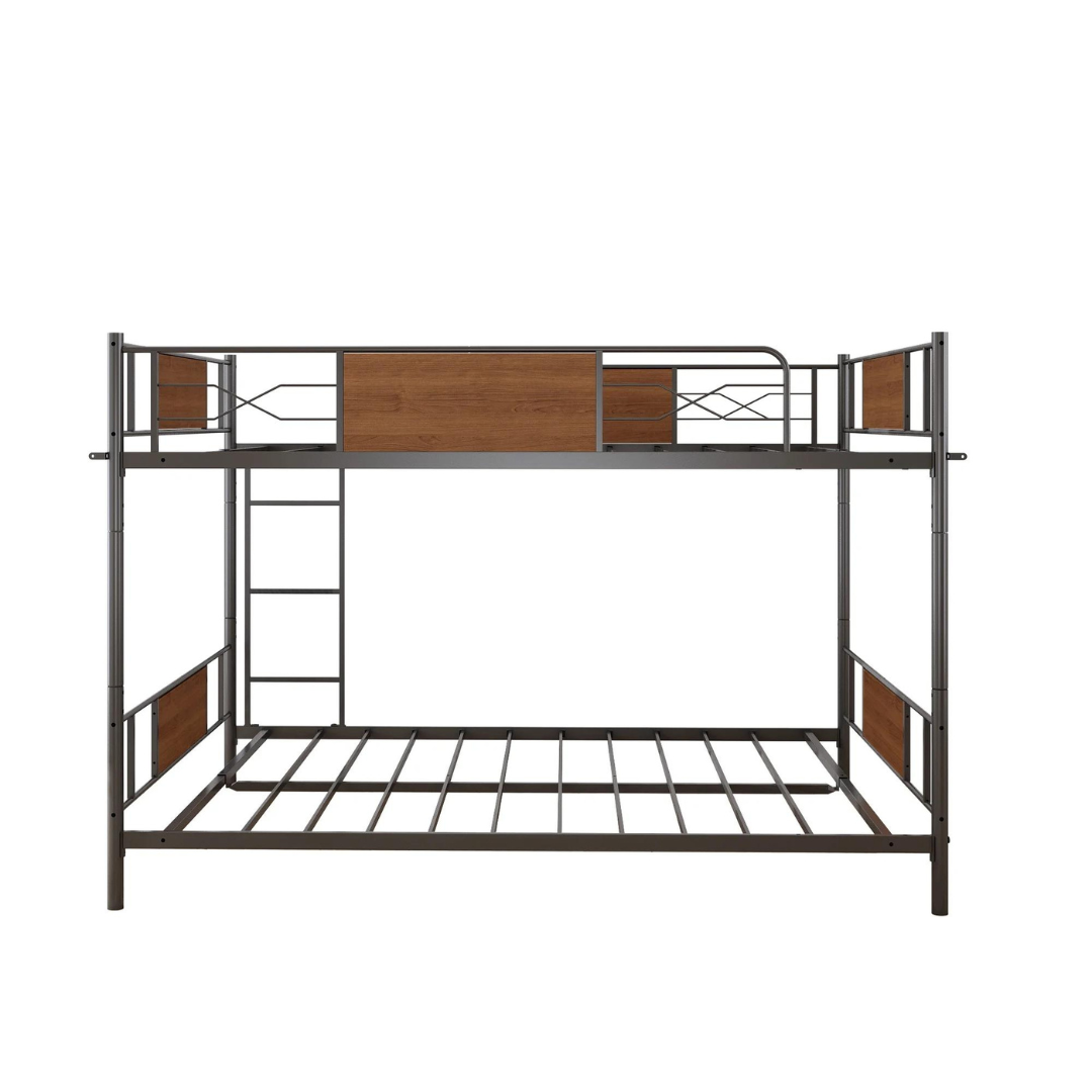 Seizeen Modern Retro Full Size Bunk Bed Frame