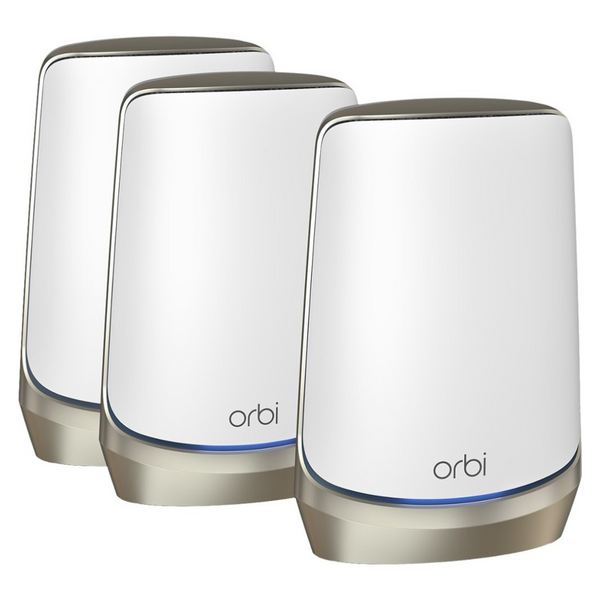 3-Pack Netgear Orbi Quad-Band WiFi 6E Mesh System