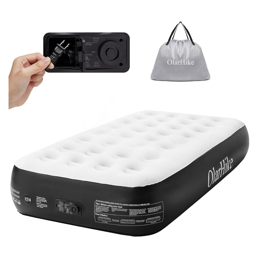 OlarHike 13" Twin Air Mattress With Built In Pump